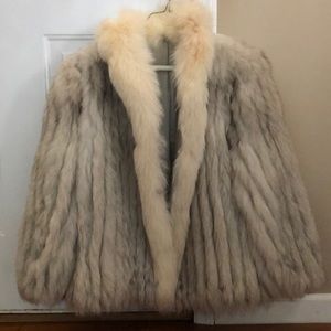 Vintage silver fox jacket size medium /large